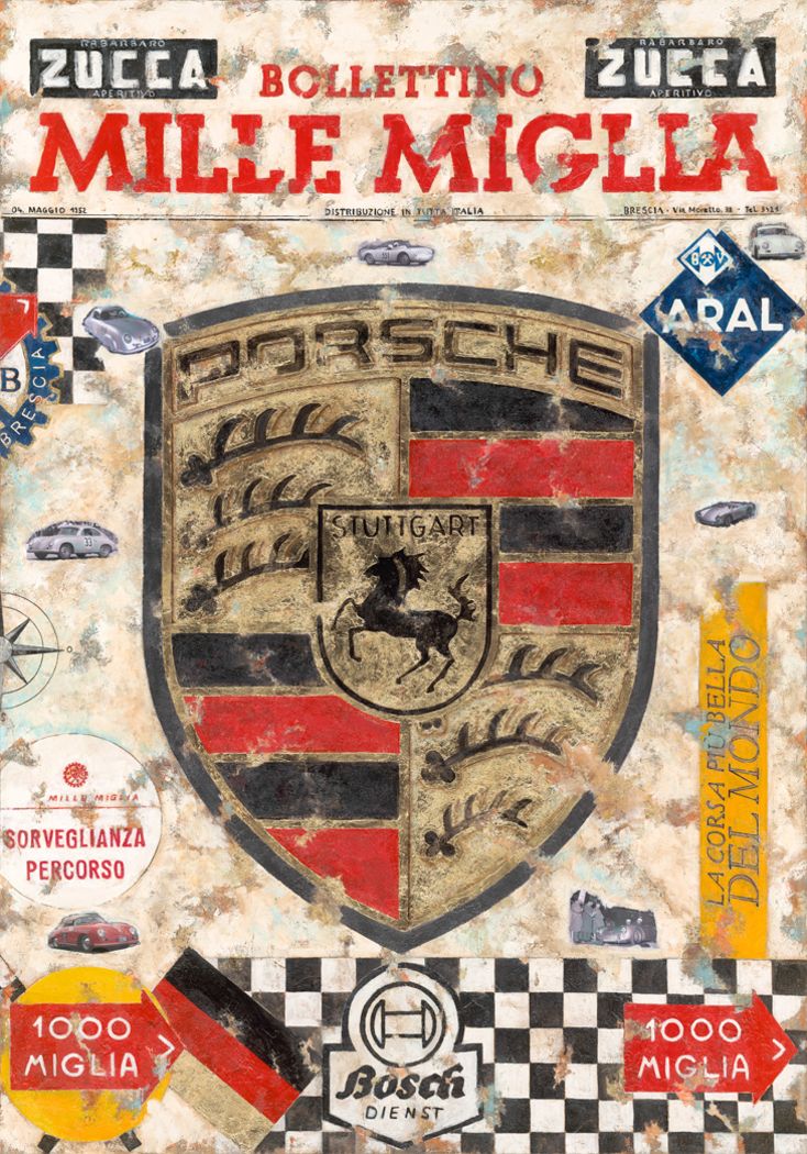 Mille Miglia Klassensieger Sektion Porsche