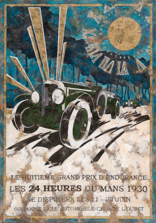 Le Mans Poster series 1930 Le huitième Grand Prix d´Endurance les 24 Heures du Mans